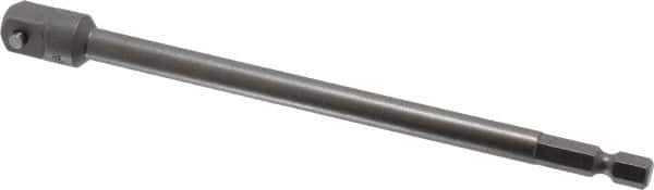 Proto - 3/8" Square Size Hex to Square Adapter - 1/4" Hex Drive, 6" OAL - Eagle Tool & Supply