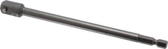 Proto - 3/8" Square Size Hex to Square Adapter - 1/4" Hex Drive, 6" OAL - Eagle Tool & Supply