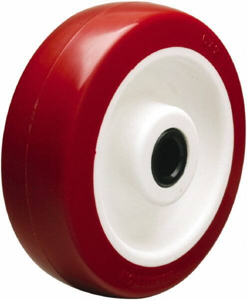 Hamilton - 6 Inch Diameter x 2 Inch Wide, Polyurethane on Polypropylene Caster Wheel - 800 Lb. Capacity, 2-3/16 Inch Hub Length, 3/4 Inch Axle Diameter, Delrin Bearing - Eagle Tool & Supply
