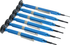 Moody Tools - 6 Piece Phillips, Screw Extractor, Slotted Screwdriver Set - Eagle Tool & Supply