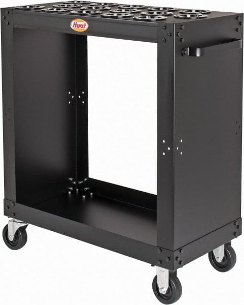 Huot - 15 Tool Capacity, 50 Taper Size SpeedyScoot CNC Tool Cart - Eagle Tool & Supply