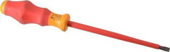 Wera - 255mm OAL Standard Slotted Screwdriver - 150mm Blade Length, Round Shank, Ergonomic Handle - Eagle Tool & Supply