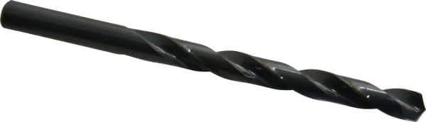 Cleveland - 5/16" 135° High Speed Steel Jobber Drill - Bright Finish, Right Hand Cut, Spiral Flute, Straight Shank, 4-1/2" OAL, Split Point - Eagle Tool & Supply