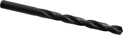 Cleveland - 5/16" 135° High Speed Steel Jobber Drill - Bright Finish, Right Hand Cut, Spiral Flute, Straight Shank, 4-1/2" OAL, Split Point - Eagle Tool & Supply
