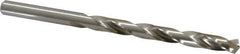 Cleveland - Letter H 135° High Speed Steel Jobber Drill - Bright Finish, Right Hand Cut, Spiral Flute, Straight Shank, 4-1/8" OAL, Split Point - Eagle Tool & Supply
