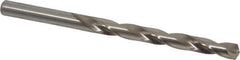 Cleveland - Letter K 135° High Speed Steel Jobber Drill - Bright Finish, Right Hand Cut, Spiral Flute, Straight Shank, 4-1/4" OAL, Split Point - Eagle Tool & Supply