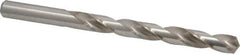 Cleveland - Letter V 135° High Speed Steel Jobber Drill - Bright Finish, Right Hand Cut, Spiral Flute, Straight Shank, 5" OAL, Split Point - Eagle Tool & Supply