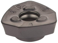 Iscar - FF WOMT09T320 Grade IC908 Carbide Milling Insert - TiAlN Finish, 0.1575" Thick, 18mm Inscribed Circle, 2mm Corner Radius - Eagle Tool & Supply