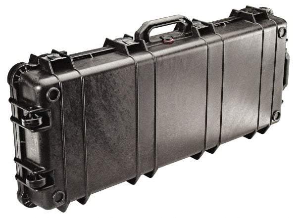 Pelican Products, Inc. - 16" Wide x 16" Deep x 6-1/8" High, Long Gun Case - Black, Plastic - Eagle Tool & Supply