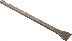 Ingersoll-Rand - 1" Head Width, 12" OAL, 1-1/8" Shank Diam, Scaling Chisel - CP Shank, Steel - Eagle Tool & Supply