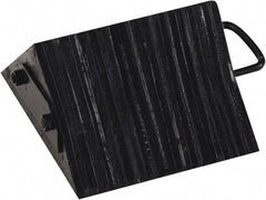 Vestil - 10" Wide x 5-1/2" High x 10" Deep, Rubber Wheel Chock - Eagle Tool & Supply