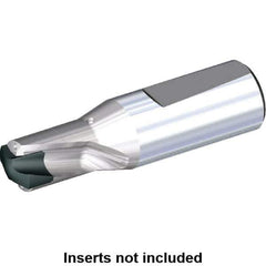 Kennametal - 12.5 to 13.5mm Diam, 1xD, 14mm Max Depth, 16mm Shank Diam, 25mm Flute, 78mm OAL, Replaceable Tip Drill - KSEM1250GDM Insert, C Seat Size, Series KSEM - Eagle Tool & Supply