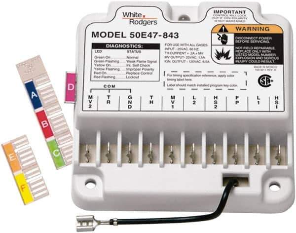 White-Rodgers - 24 VAC, 0.45 Amp, Universal Nonintegrated Hot Surface Ignition Module - For Use with Gas Fired Nonintegrated Ignition Controls - Eagle Tool & Supply