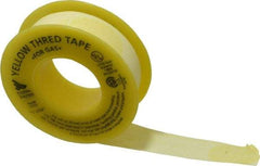 Federal Process - 1/2" Wide x 520" Long Gas Pipe Repair Tape - 3.8 mil Thick, -450 to 550°F, Yellow - Eagle Tool & Supply