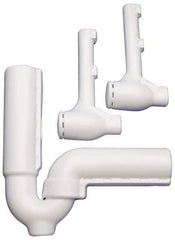 Federal Process - 1-1/2 Inch Pipe, Protect-a-trap Offset Cover Only - White, PVC - Eagle Tool & Supply