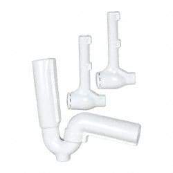 Federal Process - 1-1/2 Inch Pipe, Protect-a-trap Cover - White, PVC - Eagle Tool & Supply