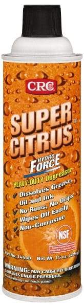 CRC - 20 oz Aerosol Cleaner/Degreaser - Aerosol, Citrus - Eagle Tool & Supply