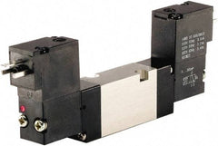 ARO/Ingersoll-Rand - Solenoid Actuator, Solenoid Return, 2 Position, Body Ported Solenoid Air Valve - 120 VAC Input, 1/4 CV, 4 Way, 115 psi, 122° Max Temp - Eagle Tool & Supply