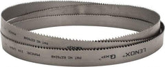 Lenox - 4 to 6 TPI, 11' 6" Long x 1-1/4" Wide x 0.042" Thick, Welded Band Saw Blade - Bi-Metal, Toothed Edge, Raker Tooth Set, Flexible Back, Contour Cutting - Eagle Tool & Supply