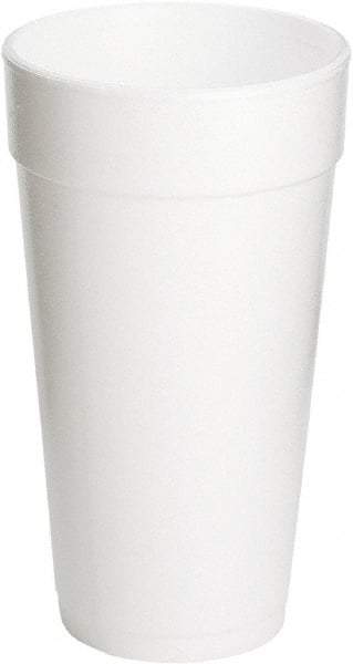 DART - 20 oz Drink Foam Cups - White - Eagle Tool & Supply