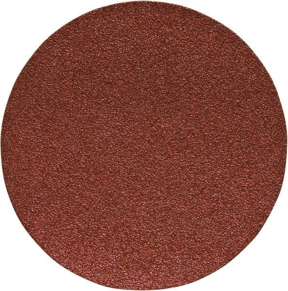 Porter-Cable - 6" Diam, 120 Grit Aluminum Oxide Adhesive PSA Disc - Fine Grade, Tan, C Weighted Backing, Flexible, 13,000 Max RPM - Eagle Tool & Supply