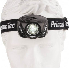 Princeton Tec - White LED Bulb, 105 Lumens, Hands-free Flashlight - Black Plastic Body, 3 AAA Batteries Included - Eagle Tool & Supply
