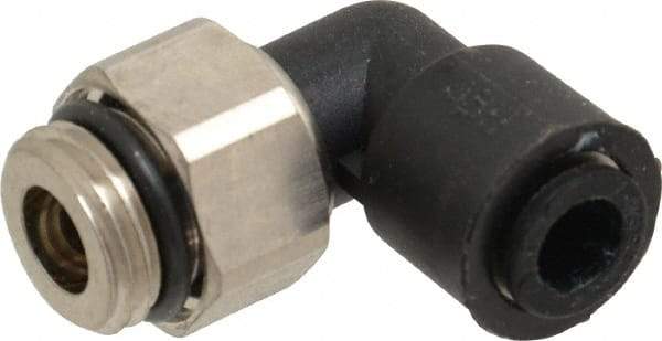 Legris - 6mm Outside Diam, 1/4 BSPP, Nylon Push-to-Connect Tube Male Swivel Elbow - 290 Max psi, Tube to Male BSPP Connection, Buna Nitrile O-Ring - Eagle Tool & Supply