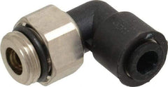 Legris - 6mm Outside Diam, 1/4 BSPP, Nylon Push-to-Connect Tube Male Swivel Elbow - 290 Max psi, Tube to Male BSPP Connection, Buna Nitrile O-Ring - Eagle Tool & Supply