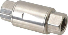 Legris - 3/8" Stainless Steel Check Valve - Unidirectional, FNPT x FNPT, 580 WOG - Eagle Tool & Supply