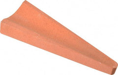 Norton - 6" Long x 2" Diam x 1/2" Thick, Aluminum Oxide Sharpening Stone - Round, Fine Grade - Eagle Tool & Supply