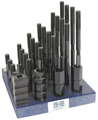 TE-CO - T-Nut & Stud Kits Stud Thread Sizes: M10x1.5 T-Slot Size (mm): 12.00 - Eagle Tool & Supply