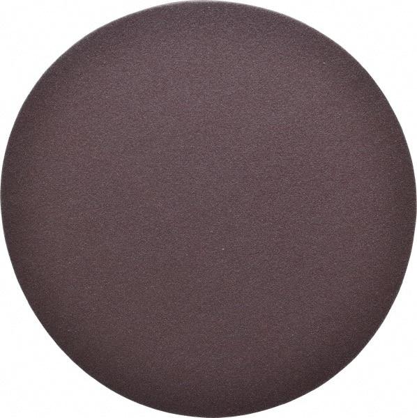 Norton - 6" Diam, 180 Grit Aluminum Oxide Adhesive PSA Disc - Fine Grade, Brown, X Weighted Backing, Flexible - Eagle Tool & Supply