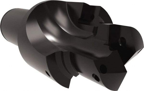 Allied Machine and Engineering - AND10050, MS 33649, SAE AS5202 Standard, 1-5/16-12, 16 Tube Dash Number, 60° Porting Angle, 1.336" Pilot Diam, 1-1/4" Shank Diam, Indexable Spade Blade Insert Porting Tool - 2 Porting Inserts, 5.046" Overall Length - Eagle Tool & Supply