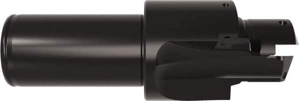 Allied Machine and Engineering - ISO 11926-1, MS 16142, SAE J1926-1 Standard, 1-1/16-12, 12 Tube Dash Number, 15° Porting Angle, 0.984" Pilot Diam, 1-1/4" Shank Diam, Indexable Spade Blade Insert Porting Tool - 2 Porting Inserts, 5.171" Overall Length - Eagle Tool & Supply