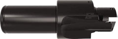 Allied Machine and Engineering - ISO 11926-1, MS 16142, SAE J1926-1 Standard, 1-1/16-12, 12 Tube Dash Number, 15° Porting Angle, 0.984" Pilot Diam, 1-1/4" Shank Diam, Indexable Spade Blade Insert Porting Tool - 2 Porting Inserts, 5.171" Overall Length - Eagle Tool & Supply