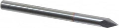 Accupro - 1/8" Diam 2 Flute Single End Solid Carbide Chamfer Mill - Eagle Tool & Supply