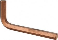 Ampco - 13mm Hex, Long Arm, Nonsparking Hex Key - 135mm OAL, Metric System of Measurement - Eagle Tool & Supply
