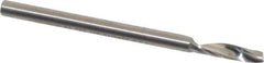 Onsrud - 1/8" Cutting Diam x 1/2" Length of Cut, 1 Flute, Upcut Spiral Router Bit - Uncoated, Right Hand Cut, Solid Carbide, 2" OAL x 1/8" Shank Diam, Single Edge, 21° Helix Angle - Eagle Tool & Supply