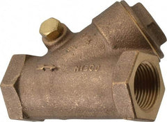 NIBCO - 3/4" Bronze Check Valve - Y-Pattern, FNPT x FNPT, 400 WOG - Eagle Tool & Supply