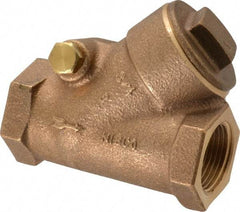 NIBCO - 3/4" Bronze Check Valve - Y-Pattern, FNPT x FNPT, 600 WOG - Eagle Tool & Supply