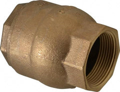 NIBCO - 1-1/2" Bronze Check Valve - Inline, FNPT x FNPT, 250 WOG - Eagle Tool & Supply