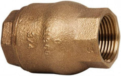 NIBCO - 3/4" Bronze Check Valve - Inline, FNPT x FNPT, 250 WOG - Eagle Tool & Supply