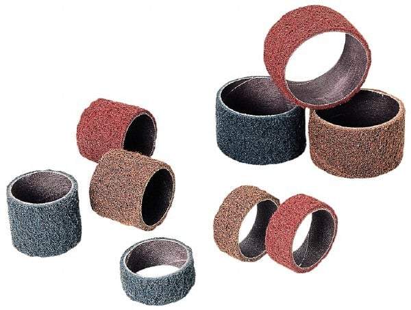 Standard Abrasives - Aluminum Oxide Nonwoven Spiral Band - 3" Diam x 3" Wide, Medium Grade - Eagle Tool & Supply