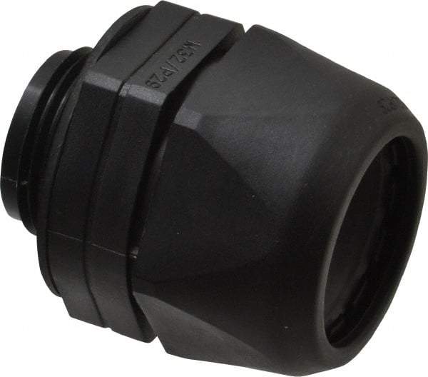 Murrplastik - 1" Trade, Nylon Compression Straight Liquidtight Conduit Connector - Noninsulated - Eagle Tool & Supply