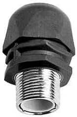 Murrplastik - 3/8" Trade, Nylon Compression Straight Liquidtight Conduit Connector - Noninsulated - Eagle Tool & Supply