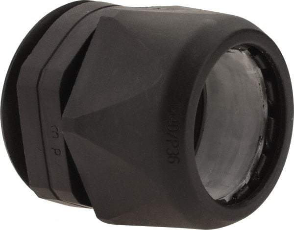 Murrplastik - 1-1/4" Trade, Nylon Compression Straight Liquidtight Conduit Connector - Noninsulated - Eagle Tool & Supply