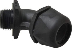 Murrplastik - 1/2" Trade, Nylon Compression Angled Liquidtight Conduit Connector - Noninsulated - Eagle Tool & Supply