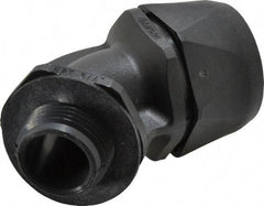 Murrplastik - 3/4" Trade, Nylon Compression Angled Liquidtight Conduit Connector - Noninsulated - Eagle Tool & Supply