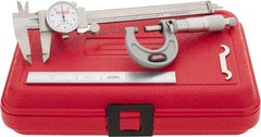 SPI - 3 Piece, Machinist Caliper and Micrometer Tool Kit - Eagle Tool & Supply