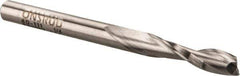 Onsrud - 1/4" Cutting Diam x 1" Length of Cut, 2 Flute, Upcut Spiral Router Bit - Uncoated, Right Hand Cut, High Speed Steel, 3" OAL x 1/4" Shank Diam, Double Edge, 19 to 32° Helix Angle - Eagle Tool & Supply